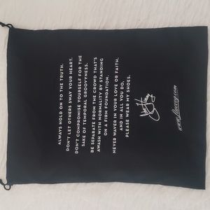 John Fluevog dust bag large. 17" by 13"